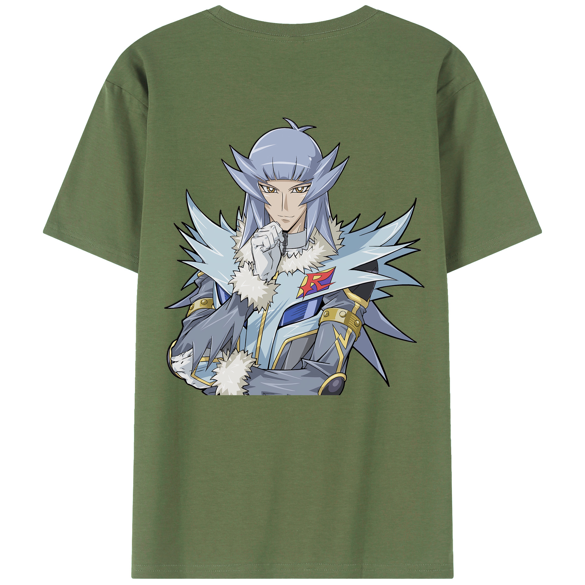 （画像用） 遊☆戯☆王 Yu-Gi-Oh! 綿100％ メンズ半袖Tシャツ（バックプリント） 通気性